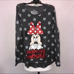 Disney • Girls L (10/12) • Long Sleeve Minnie Mouse top